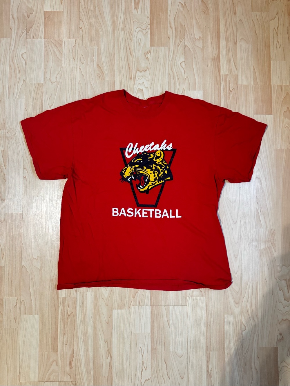 Logo Athletic Red Cheetahs Basketball Short Sleeve Tee